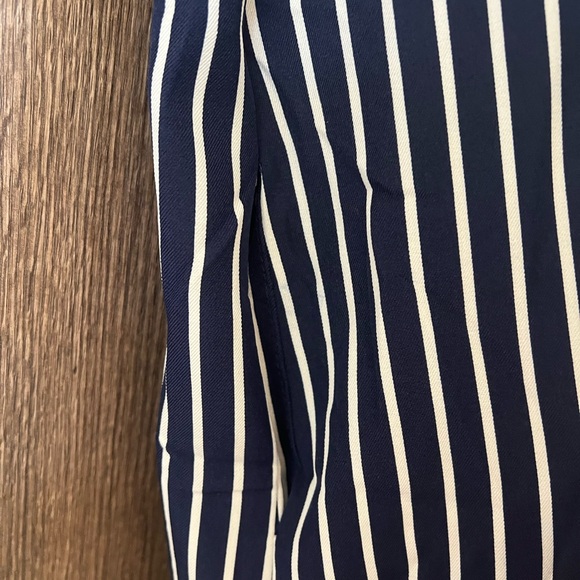 She + Sky Navy and White Striped Mini Dress- NWT - Picture 8 of 10